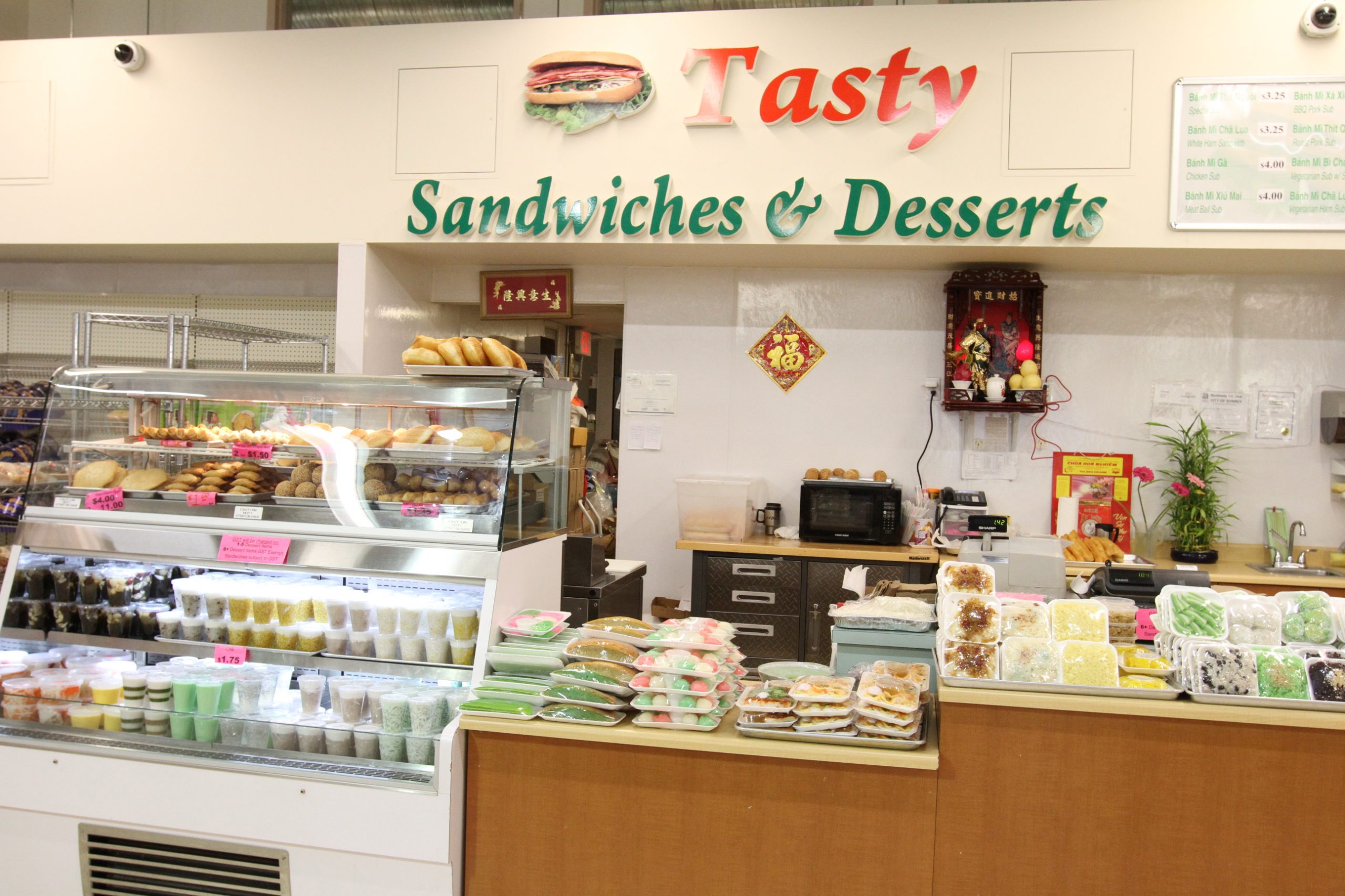 Tasty Sandwiches and Desserts photo