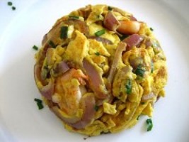 Eggs with Shrimp Omelette